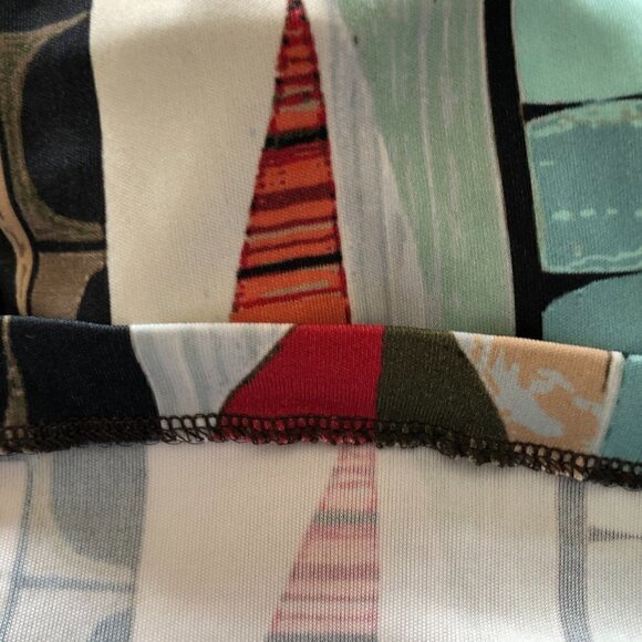 MALIPARMI Italy Printed Jersey Knit Dress size S - Picture 7 of 9